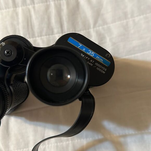 Vintage tasco 7 x 35mm 341 FT at 1000 yards Mono-Power Binoculars - Picture 9 of 17